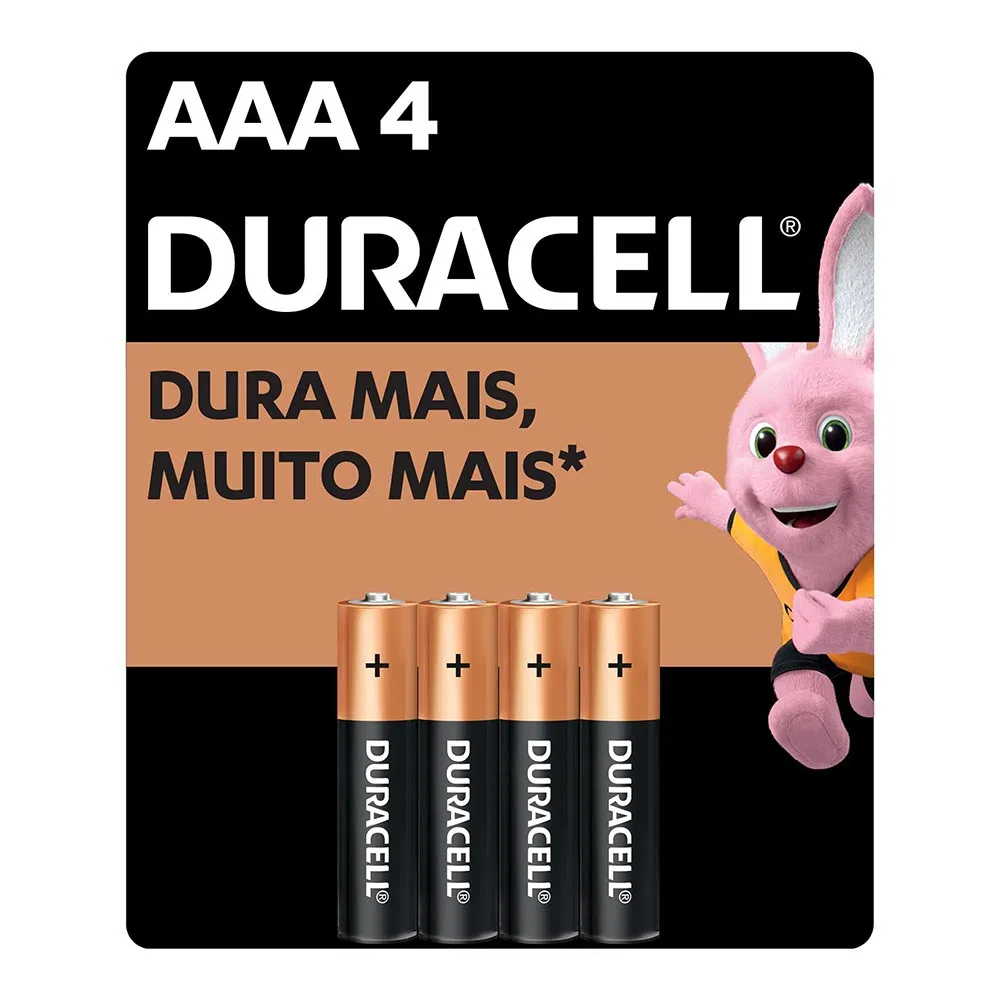 pacote de 6 pilhas duracell